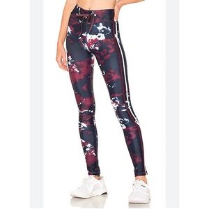 The Upside Royal tie dye leggings navy multi blue purple size 6